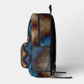 Sac À Dos Imprimé Plumes d'or (Droite)