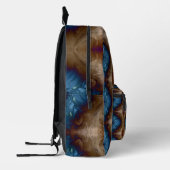 Sac À Dos Imprimé Plumes d'or (Gauche)