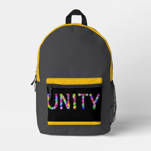 Sac À Dos Imprimé Plus forts ensemble | Inspirant (Recto)