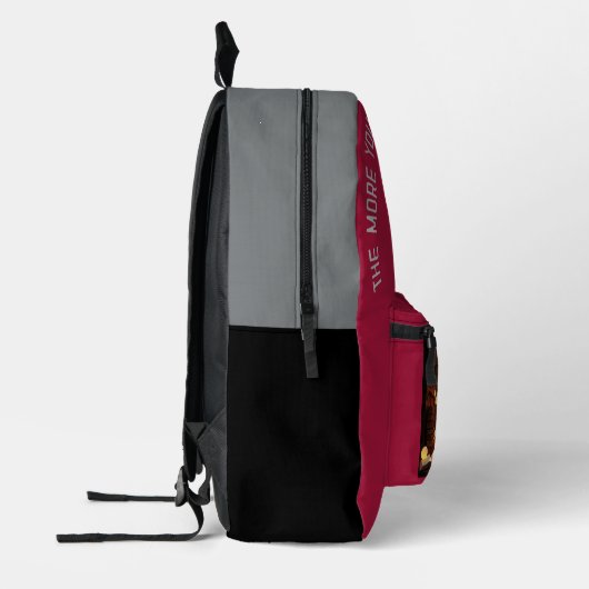 Sac À Dos Imprimé Plus Vous Lisez... (Gauche)