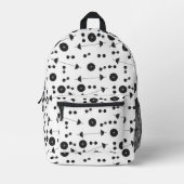 Sac À Dos Imprimé Poids Formation Fitness Dumbbell Bodybuilding (Recto)