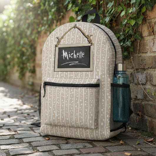 Sac À Dos Imprimé Poignée Tableau noir ID397