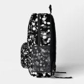 SAC À DOS IMPRIMÉ POINT NOIR & BLANC (Droite)