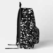 SAC À DOS IMPRIMÉ POINT NOIR & BLANC (Gauche)