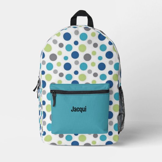 Sac À Dos Imprimé Point Polka mignon (Recto)