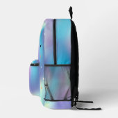 Sac À Dos Imprimé Points de couleur holographique mignon (Droite)