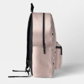 Sac À Dos Imprimé Points de couleur or rose nom mignon (Gauche)