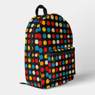 Sac À Dos Imprimé Points de couleurs simples
