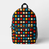 Sac À Dos Imprimé Points de couleurs simples (Recto)