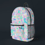 Sac À Dos Imprimé Points pastel abstraits<br><div class="desc">sac à dos arrière - plan pastel dots</div>