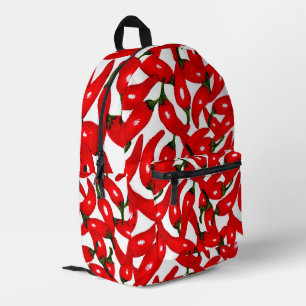 Sac À Dos Imprimé Poivrons Rouge Chaud Épicé