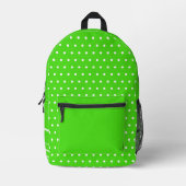 Sac À Dos Imprimé Polka Dot - Vert frais avec charme classique (Recto)
