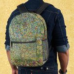 Sac À Dos Imprimé Pommier par Gustav Klimt, Art Nouveau Vintage<br><div class="desc">Apple Tree (1912) de Gustav Klimt est une peinture d'art vintage de l'époque victorienne Symbolisme. Une scène nature avec un pommier dans un verger sur une ferme aux fruits mûrs et aux fleurs de pommes. Le jardin fleuri est fleuri et fleuri. À propos de l'artiste : Gustav Klimt (1862-1918) était...</div>