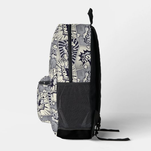 Sac À Dos Imprimé Pop Art Comic Book (Droite)