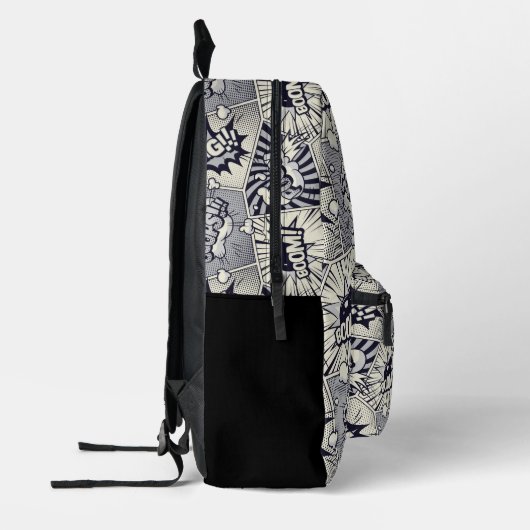 Sac À Dos Imprimé Pop Art Comic Book (Gauche)