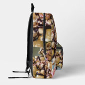 Sac À Dos Imprimé Popcorn Coiffé de bonbons (Gauche)