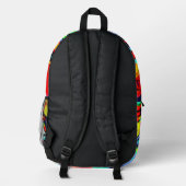 Sac À Dos Imprimé Portrait Pop Art (Verso)