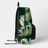 Sac À Dos Imprimé Prehistoric Jungle Dinosaurs (Gauche)