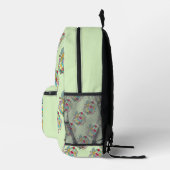 Sac À Dos Imprimé Première année et vert clair (Droite)