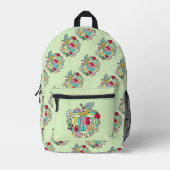 Sac À Dos Imprimé Première année et vert clair (Recto)