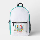 Sac À Dos Imprimé Première année Retour à l'école Personnalisé (Recto)