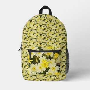 Sac À Dos Imprimé Primroses jaunes printanières