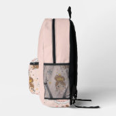Sac À Dos Imprimé Princesses & Coeurs Pastels doux Enfants (Droite)
