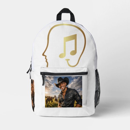 Sac À Dos Imprimé Print Cut Sew Backpack (Recto)