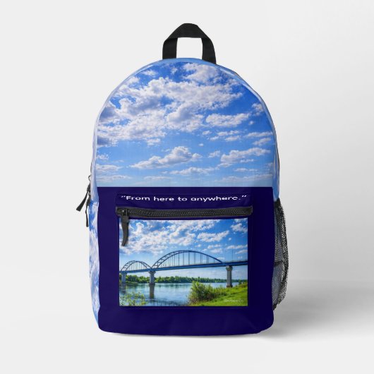 Sac À Dos Imprimé Print Cut Sew Bag (Recto)