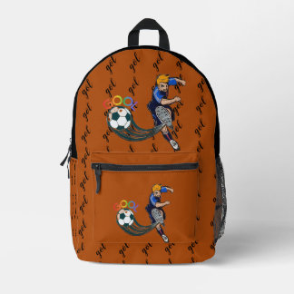 Sac À Dos Imprimé Printed Backpack ECC,mochila gol