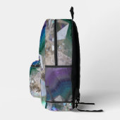 Sac À Dos Imprimé Prismatic Quartz Fusion Vibrant Crystal Design (Droite)