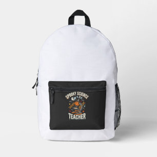 Sac À Dos Imprimé Prof de biologie Halloween Science effrayante
