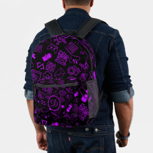 Sac À Dos Imprimé programmeur informaticien codage technologie viole