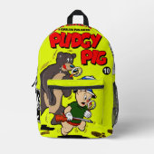 Sac À Dos Imprimé PUDGY PIG Comics Backpack (Recto)
