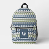 Sac À Dos Imprimé Pullover d'hiver (Recto)