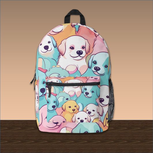 Sac À Dos Imprimé Puppies Galore Pastel Drake