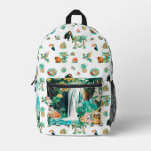 Sac À Dos Imprimé Pura Vida | Costa Rica mignon illustré (Recto)