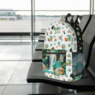 Sac À Dos Imprimé Pura Vida   Illustrations mignonnes du Costa Rica