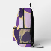Sac À Dos Imprimé Purple et or (Droite)