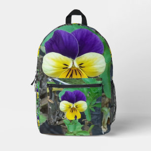 Sac À Dos Imprimé Purple et Yellow Pany