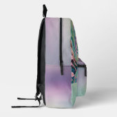 Sac À Dos Imprimé Purple Papillon Vert Fée Princesse Filles Personna (Gauche)