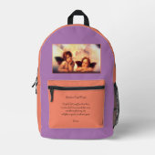 Sac À Dos Imprimé Putti paire d'anges avec prière (Recto)