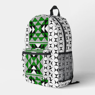 Sac À Dos Imprimé Quatre montagnes en vert