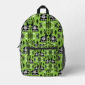 Sac À Dos Imprimé Rabbit Nordic Scandinavian Folk Art (Recto)