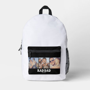 Sac À Dos Imprimé Rad Dad Établ. Rétro 3 Photo
