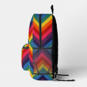 Sac À Dos Imprimé Rainbow Diamond Motif (Droite)