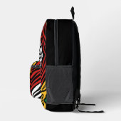 Sac À Dos Imprimé Rasta Print Zebra (Droite)