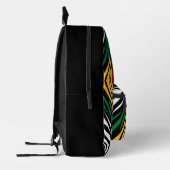 Sac À Dos Imprimé Rasta Print Zebra (Gauche)