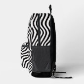 Sac À Dos Imprimé Rayé B&N (Droite)