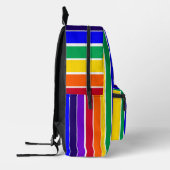 Sac À Dos Imprimé Rayures arc-en-ciel (Gauche)